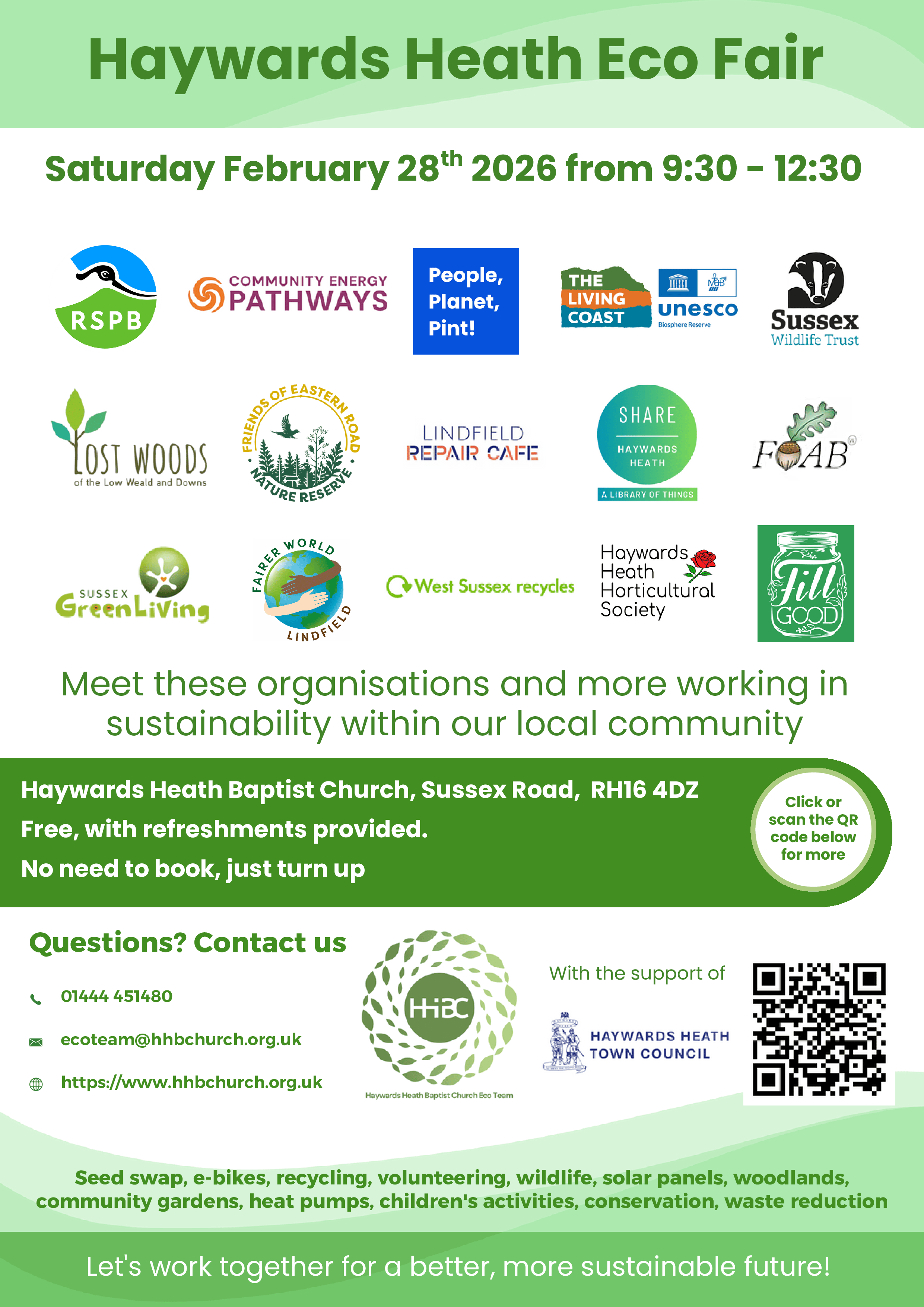 HHBC Eco Fair 28th Feb 2026