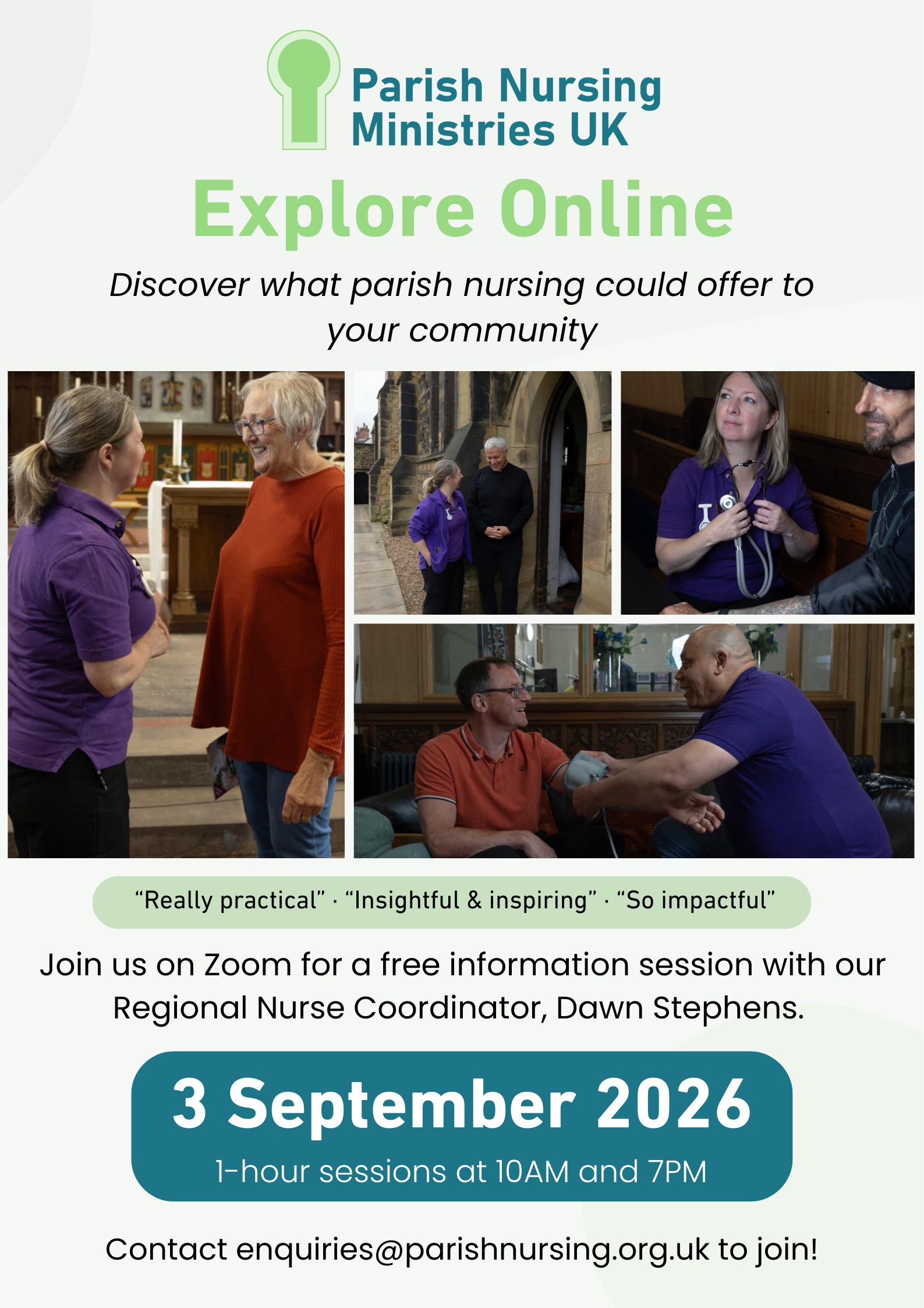 Parish Nursing UK flyer